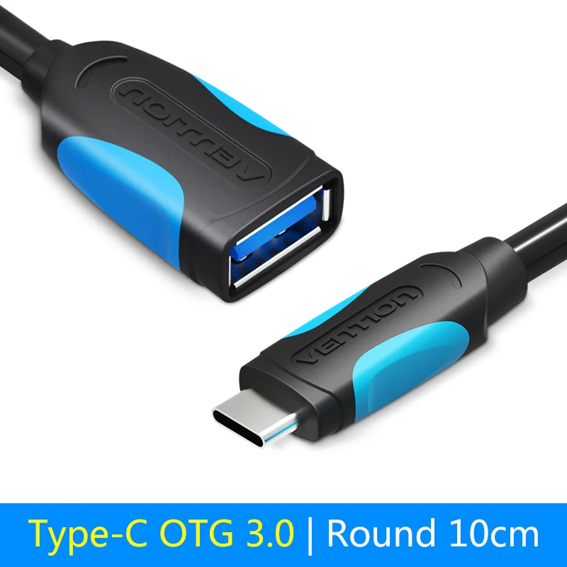 Vention OTG адаптер Micro USB/USB 2.0 конвертер OTG кабель для Android Samsung Galaxy Xiaomi Планшеты компьютера на флэш- Мыши клавиатура клавиатура переходник микро usb на usb usb кабель otg кабель - Цвет: Type-C OTG 10cm