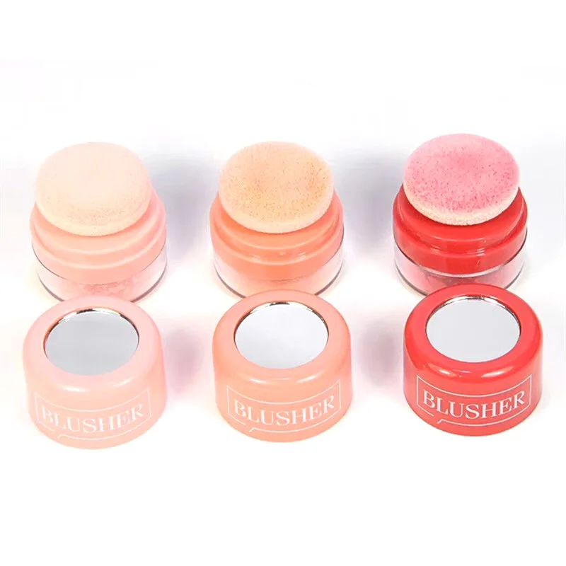 Mushroom Head Air Cushion Blusher Fine Powder A Touch Of Ruddy Three-dimensional Beauty Makeup Hot Sale