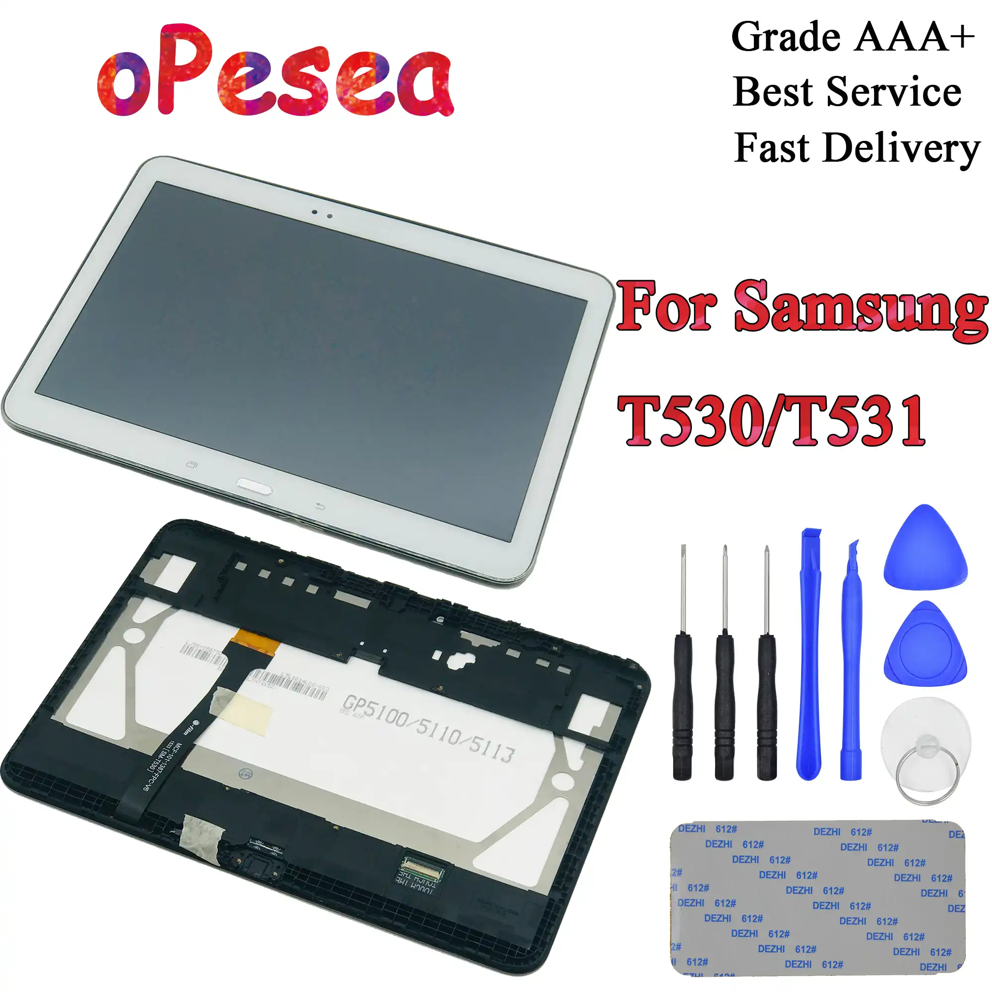 Tablet 10 Inch For Samsung Galaxy Tab 2 3 4 Lcd Sm T530 T530 Lcd Display Gt P5100 P50 Tablets Lcd Screen Touch Panel Monitor Tablet Lcds Panels Aliexpress