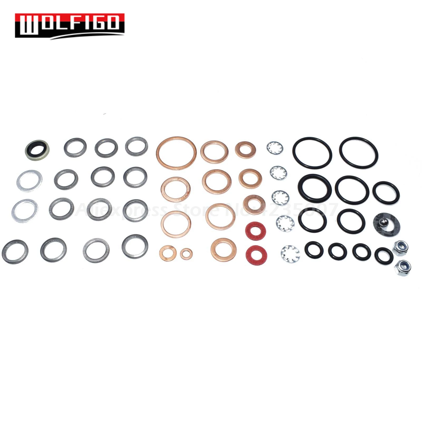 WOLFIGO 7135-110 для Ford Massey Ferguson CAV инжектор насос ремонтный комплект прокладок 7135-110 S, 7135-110,7135-70,9009-089A