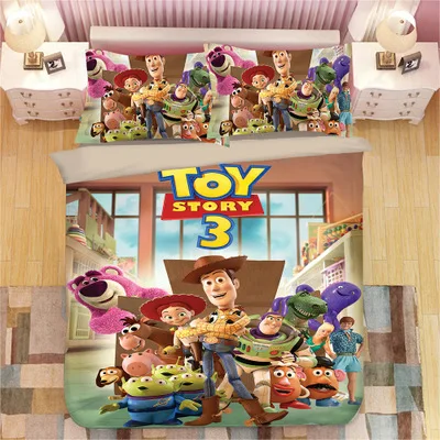 Disney Toy Story bedding set double size duvet cover set Children home decor twin queen king size b