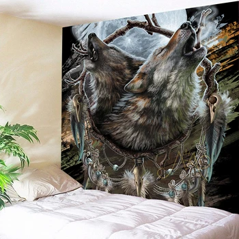 

Wall Carpet Anime Tiger Tapestry Hanging Animal Tapestry Jurassic Polyester Custom Made Girl Bedroom Decorative Hippie Blanket