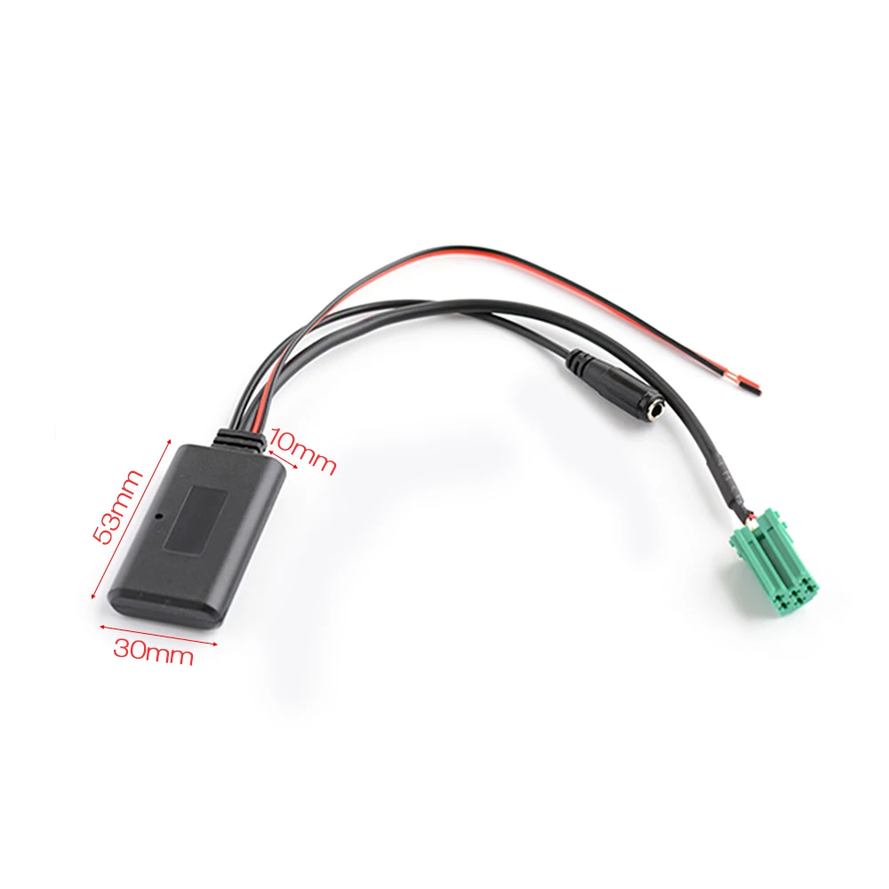 Автомобильный AUX аудио адаптер BT AUX-IN ISO 6Pin адаптер Авто аксессуары автомобильный музыкальный кабель для Renault Radio Updatelis