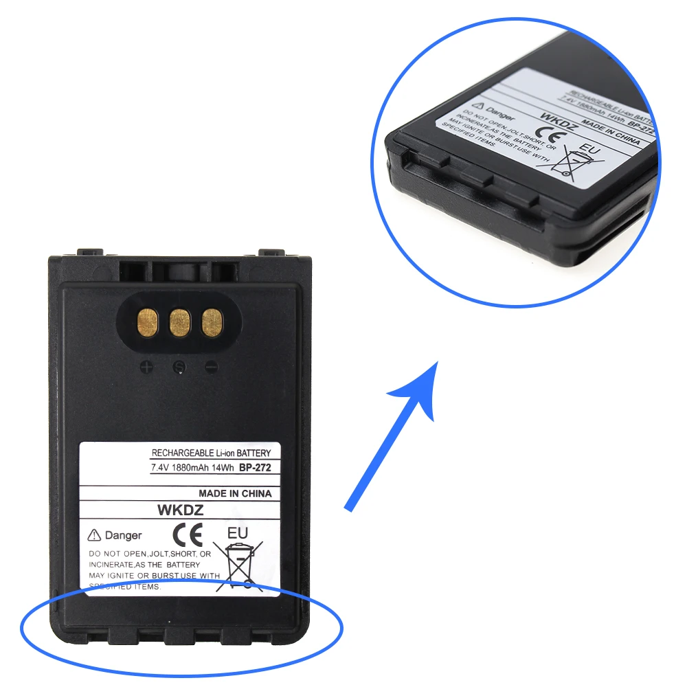 2x bp272 bateria para IC-31A 31e 51a