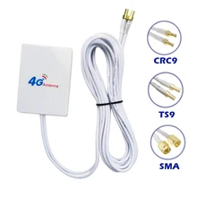 4G панель с антенной с высоким коэффициентом усиления LTE Антенна 28dBi SMA TS9 CRC9 интерфейс двойной головкой Улучшенный прием для HUAWEI LTE маршрутизатор модем
