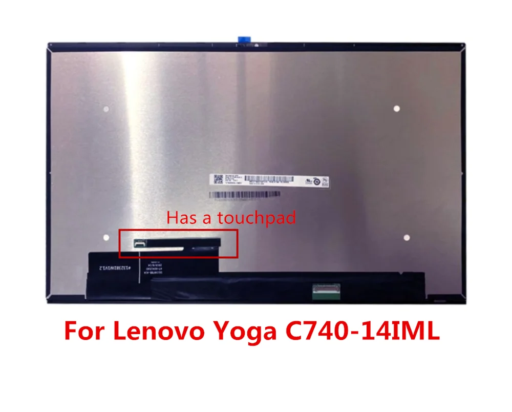 ЖК-экран сенсорный дигитайзер стекло в сборе для Lenovo Yoga C740-14IML C740-14 5D10S39587 81TC |