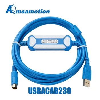 

USBACAB230 Delta PLC Programming Cable USB TO RS232 Adapter For USB-DVP ES EX EH EC SE SV SS Series Cable