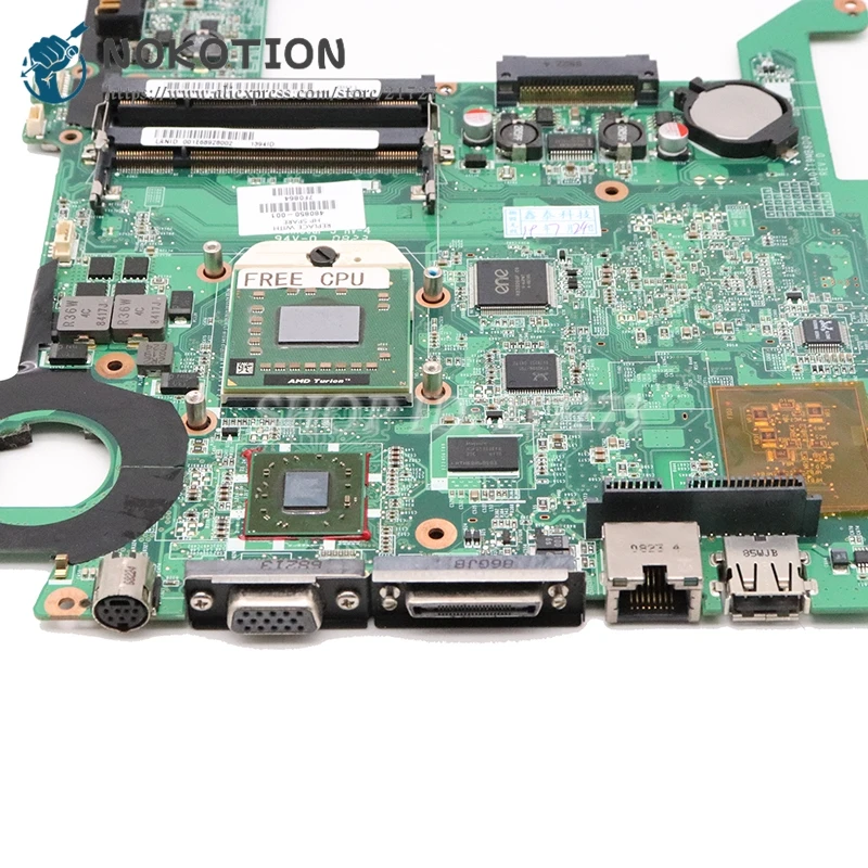 NOKOTION 480850-001 for hp TX2500 Laptop motherboard DA0TT9MB8D0 Socket S1 DD2 free cpu full test