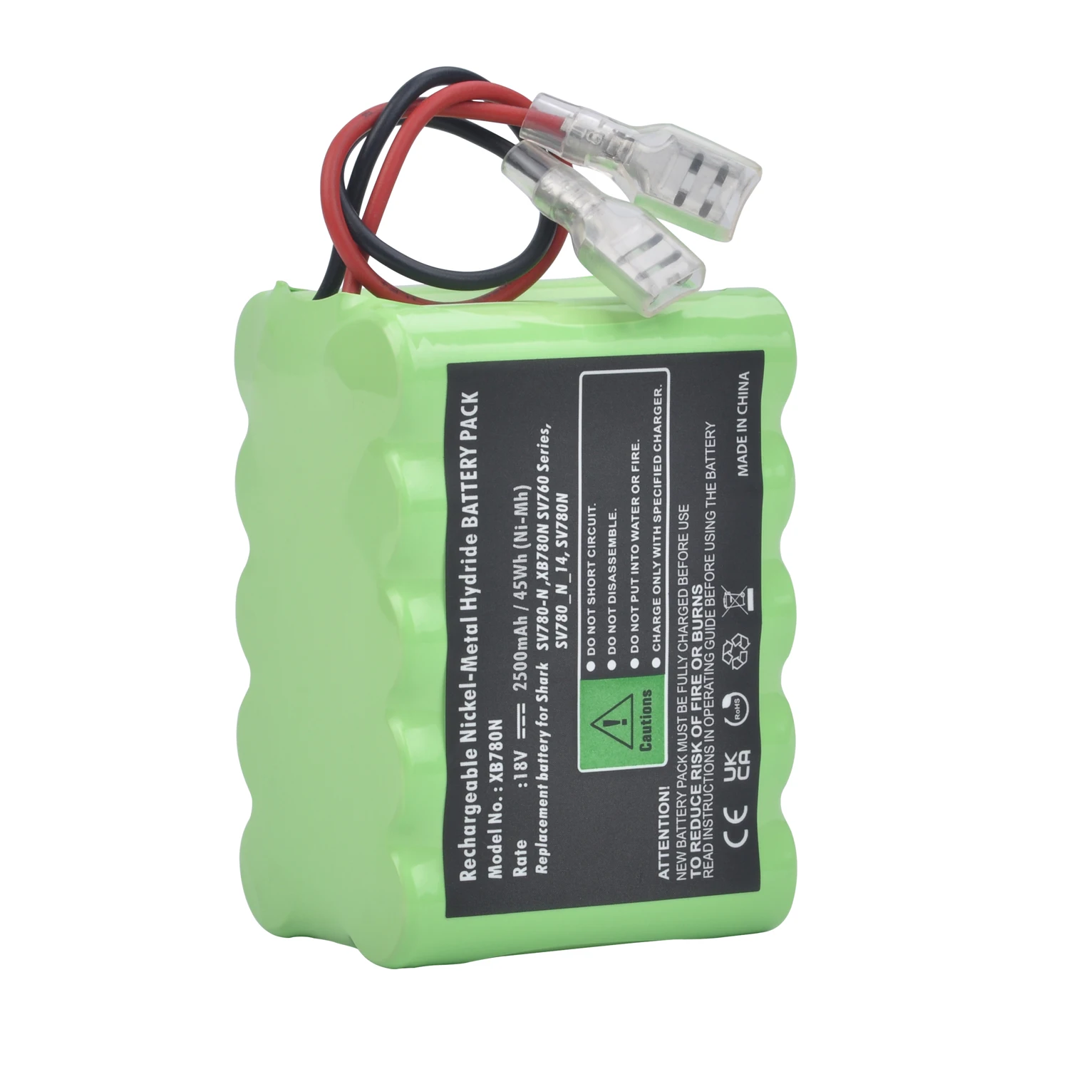High Capacity 2500mAh Battery for Shark SV780 N XB780N SV760 Series