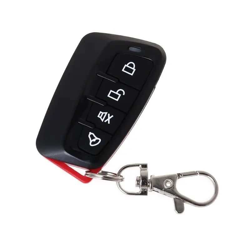 

Remote Control 4 Channel Key Fob Distance Learning Code Electric Garage Door Controller with Keychain 315MHz/433 MHz