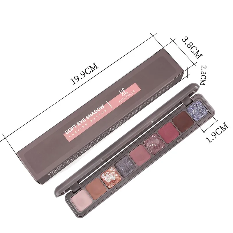 BE MatteEyeshadow палитра блестящих теней для век Палитра стойкого мерцания матовый пигмент телесного цвета водонепроницаемые тени для век Косметика для макияжа
