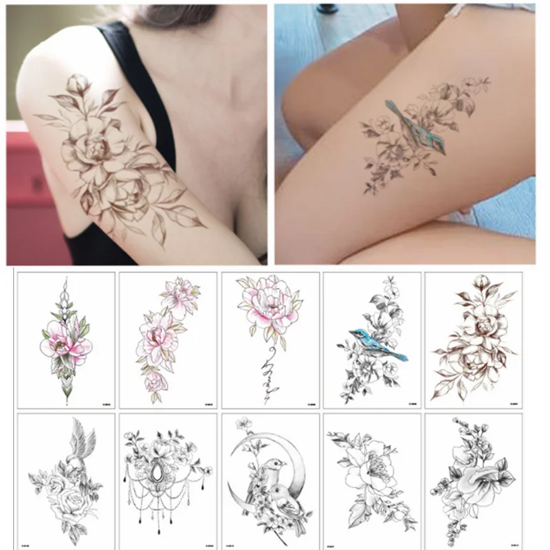 Blumen tattoo unterarm