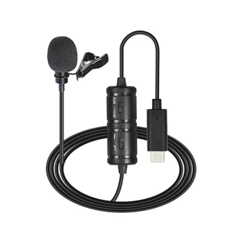 

YICHUANG YC-VM80 Type-C 6M USB Microphone Dedicated Mini Mobile Phone Microphone Lavalier Live Recording Microphone