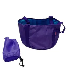 Portable Outdoor Travel Foldable Folding Camping Washbasin Basin Bucket Bowl Sink Washing Bag Water bucket Massage Foot