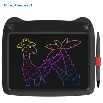 

Enotepad Writing Tablet 9 Inch Black Screen Eyes Protection eco-friendly Board For Creating Colorful Drawing WIth Fast Shipping