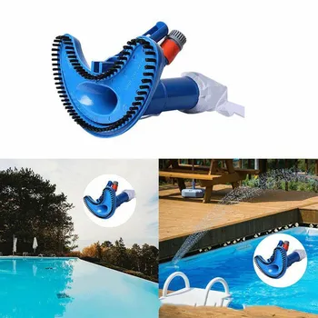

Jet Swimming Pool Vacuum Cleaner Floating Objects Cleaning Tools Suction Head Pond Fountain Vacuum Brush Cleaner