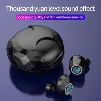 

Double TWS Wireless Bluetooth 5.0 Earphone XG12 Stereo HIFI Sound Sport Earphones Handsfree In Ear Gaming Headset With Mic