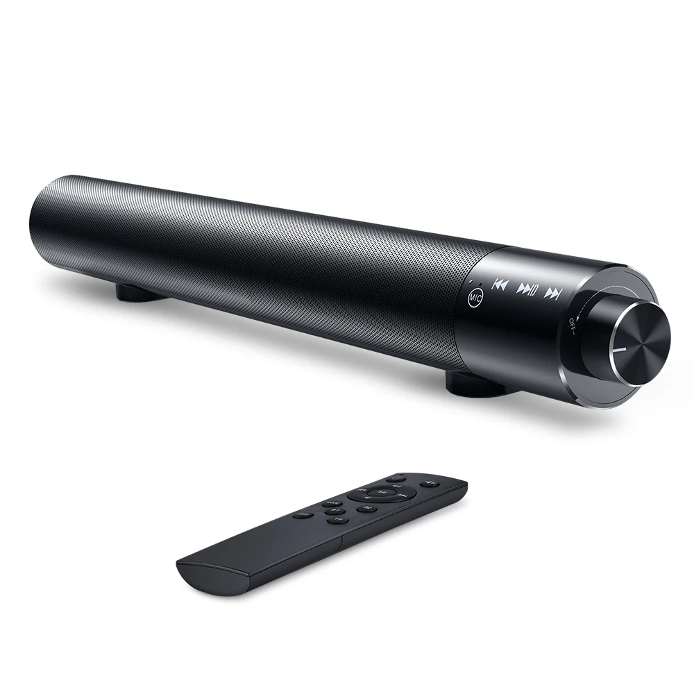Soundbar Set Роскошный Металлический Bluetooth Саундбар компьютерные стерео колонки проводные и беспроводные ТВ домашний кинотеатр звуковая панель объемная звуковая система AUX TF - Цвет: Soundbar Set