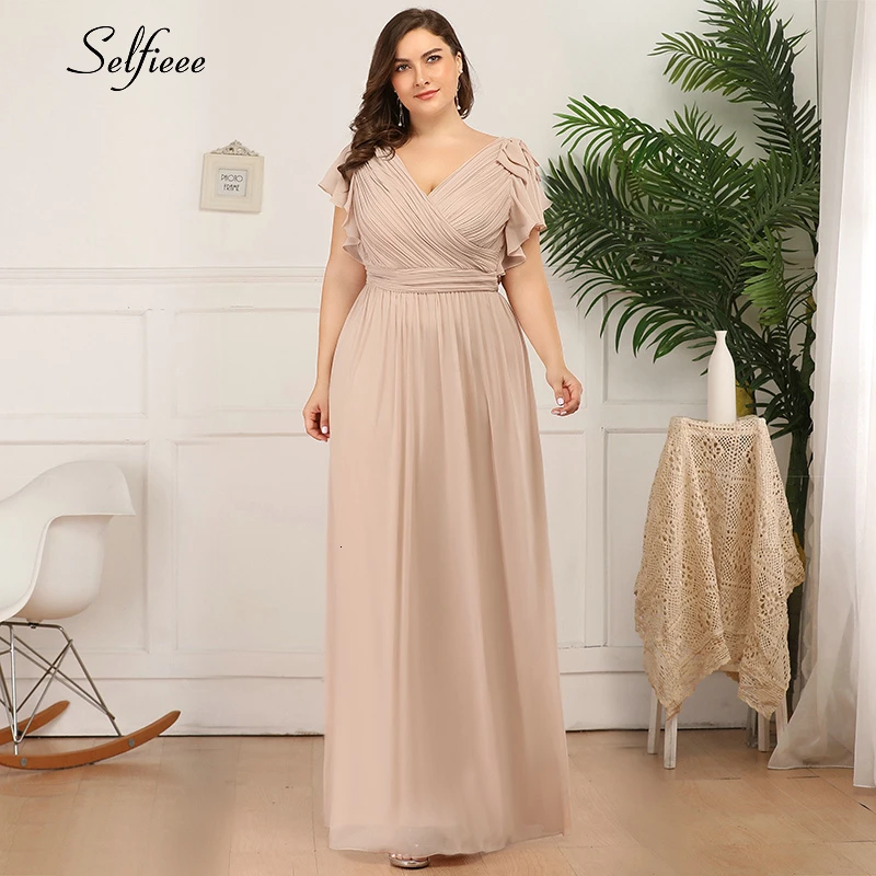 plus size ruched maxi dress
