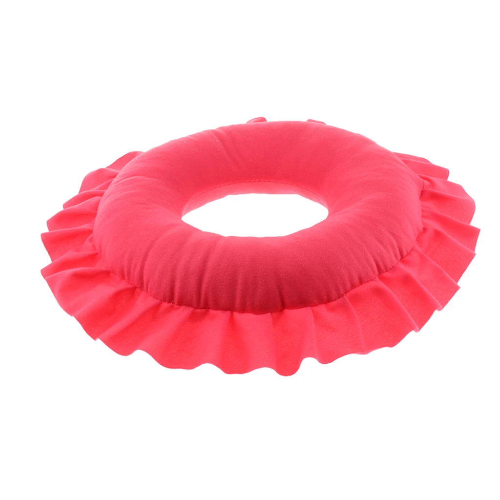 Lightweight Comfortable Foam Beauty Salon Face Massage Pillow for Beauty SPA Salon Table Bed Red