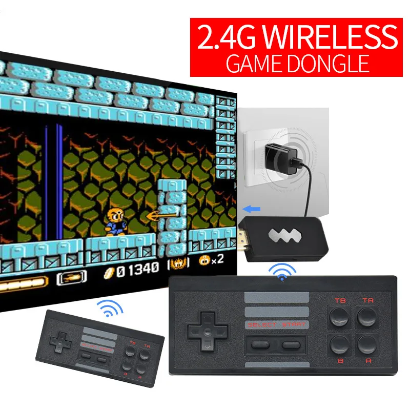 4K HDMI Игровая консоль встроенный 568 классические игры мини ретро беспроводной