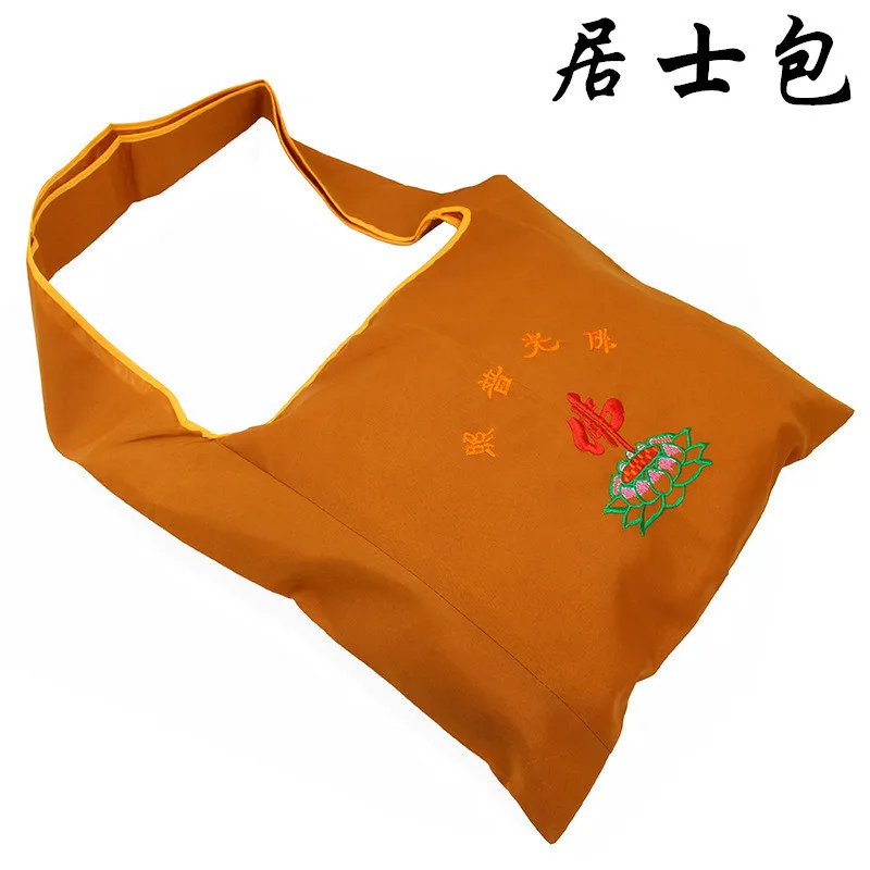 Buddhist Monks Martial Arts Bag Canvas Single Shoulder Meditation Arhat