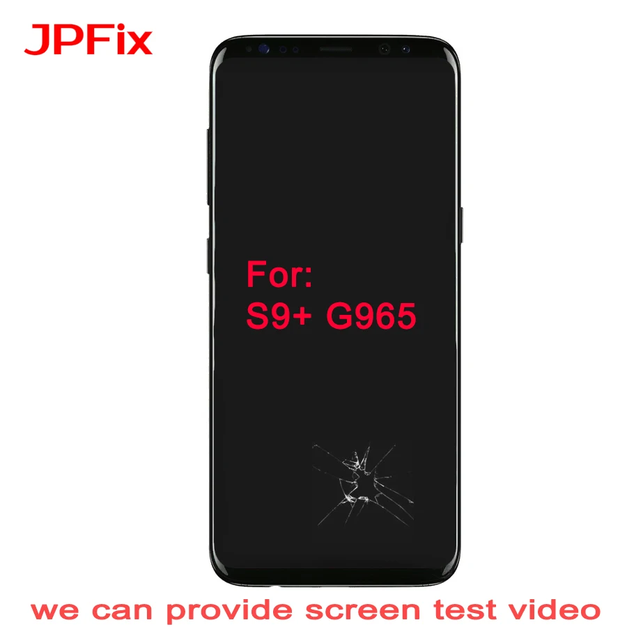 JPFix для Samsung S9 Plus G965 практичная ЖК стеклянная панель сломанная треснувшая утечка +