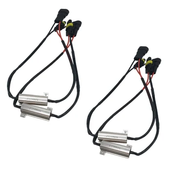 

New 4pcs LED fog lamps resistance LED fog lamps decoder 9005/9006/HB3/HB4 resistance line LED fog lamps decoding resistance