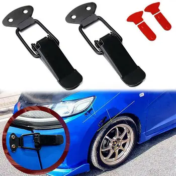 

EIDRAN Universal Black Car Bumper Trunk Fender Hatch Lids Quick Release Fastener Kit