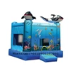 Inflatable Bounce House Dolphin Underwater World Theme Inflatable Jumping Castle For Children Game Time