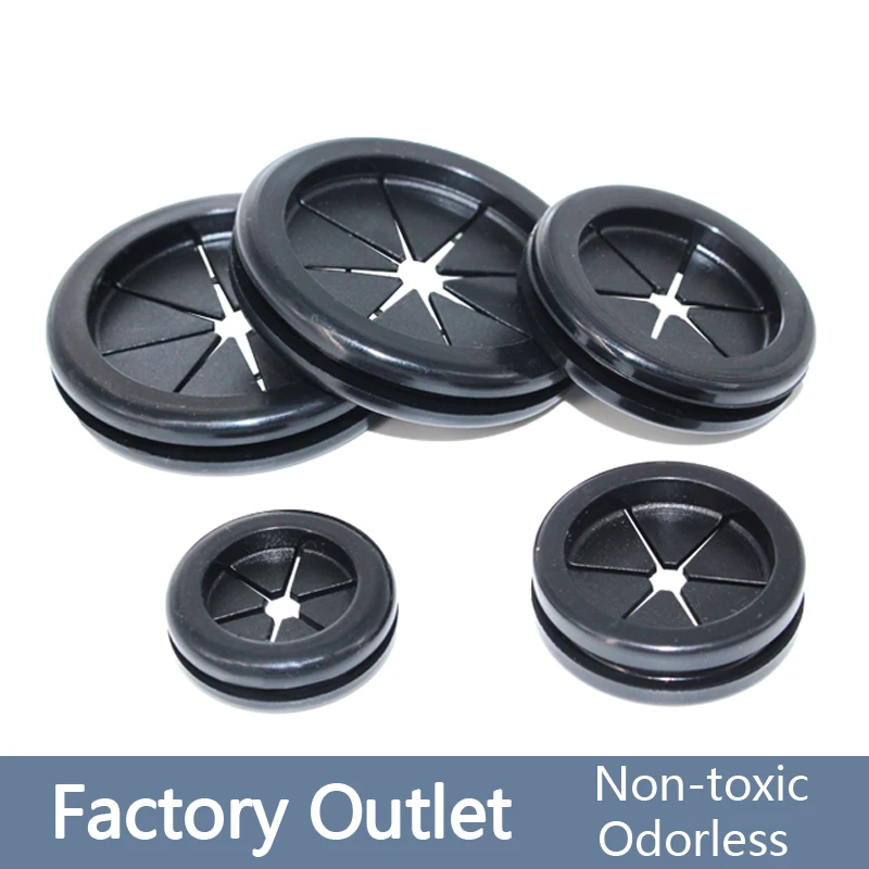 20/25/30/32/35/40/50mm Inner Diameter Cable Wiring Rubber Grommets Gasket Ring Wire Protective Loop rubber grommet kit rubber grommet