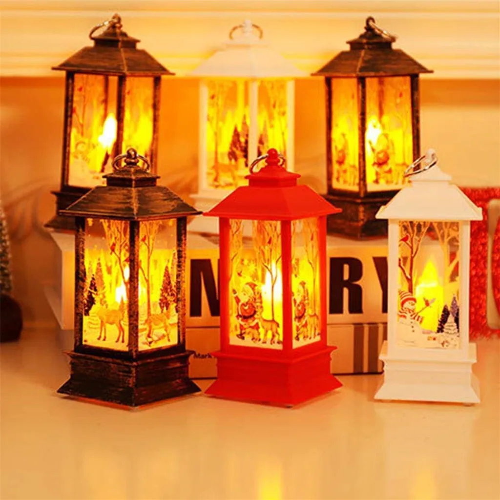 Горячие рождественские украшения для дома светодиодный 1 шт. Рождественская свеча светодиодный светильник для чая свечи для Рождественского украшения вечерние светильник
