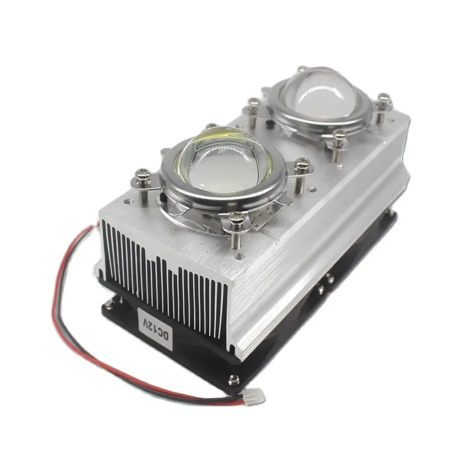 Aluminum Heatsink with fan for 5W/10W High Power LED Cooling Cooler DC12V YL