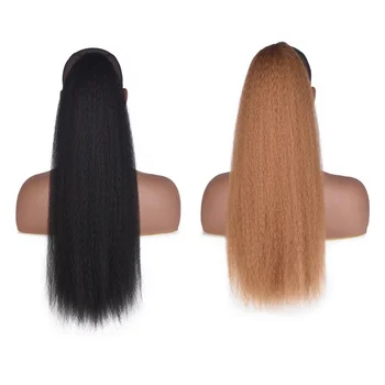 

Fashion Wigs Long Curly Wavy Ponytail Hair Wigs with Drawstring for Women Girl Ladies Cosplay Party Concert Daily Wear