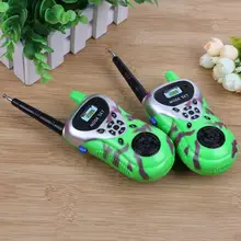 2pcs/set Plastic Mini Wireless Walkie Talkie Parents Kids Interactive Educational Toys Children Handheld Phone Intercom Toy Gift
