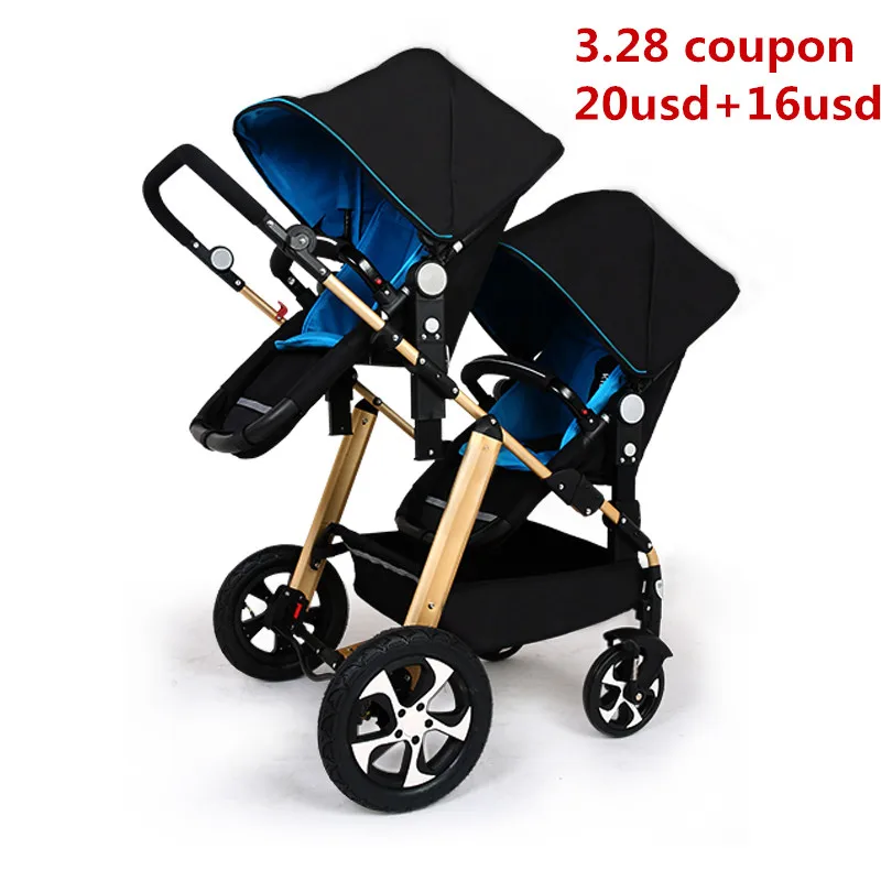 twin carriage stroller
