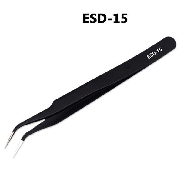 and Curved Elbow Nail Art Acrylic Gel Rhinestones Picking Tool Anti Acid Nipper Gem Decor Eyelash DIY Nail Tweezers