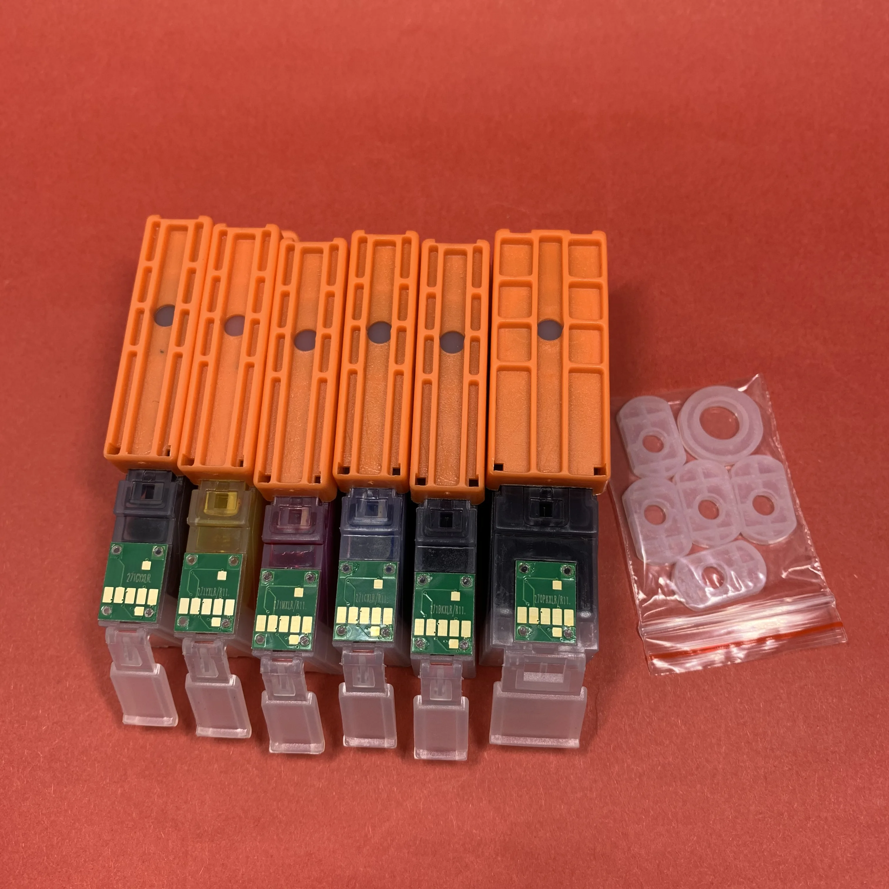 YOTAT 6 шт. полный перезаправляемый картридж PGI-270 CLI-271 PGI-270XL для Canon PIXMA MG7720 TS9020 TS8020 принтер