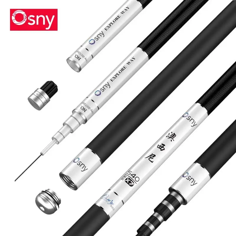 

Aussini brand fishing rod five black pit ultra light super hard 19 tone 28 tone 6H Osini black stick ten handcuffs