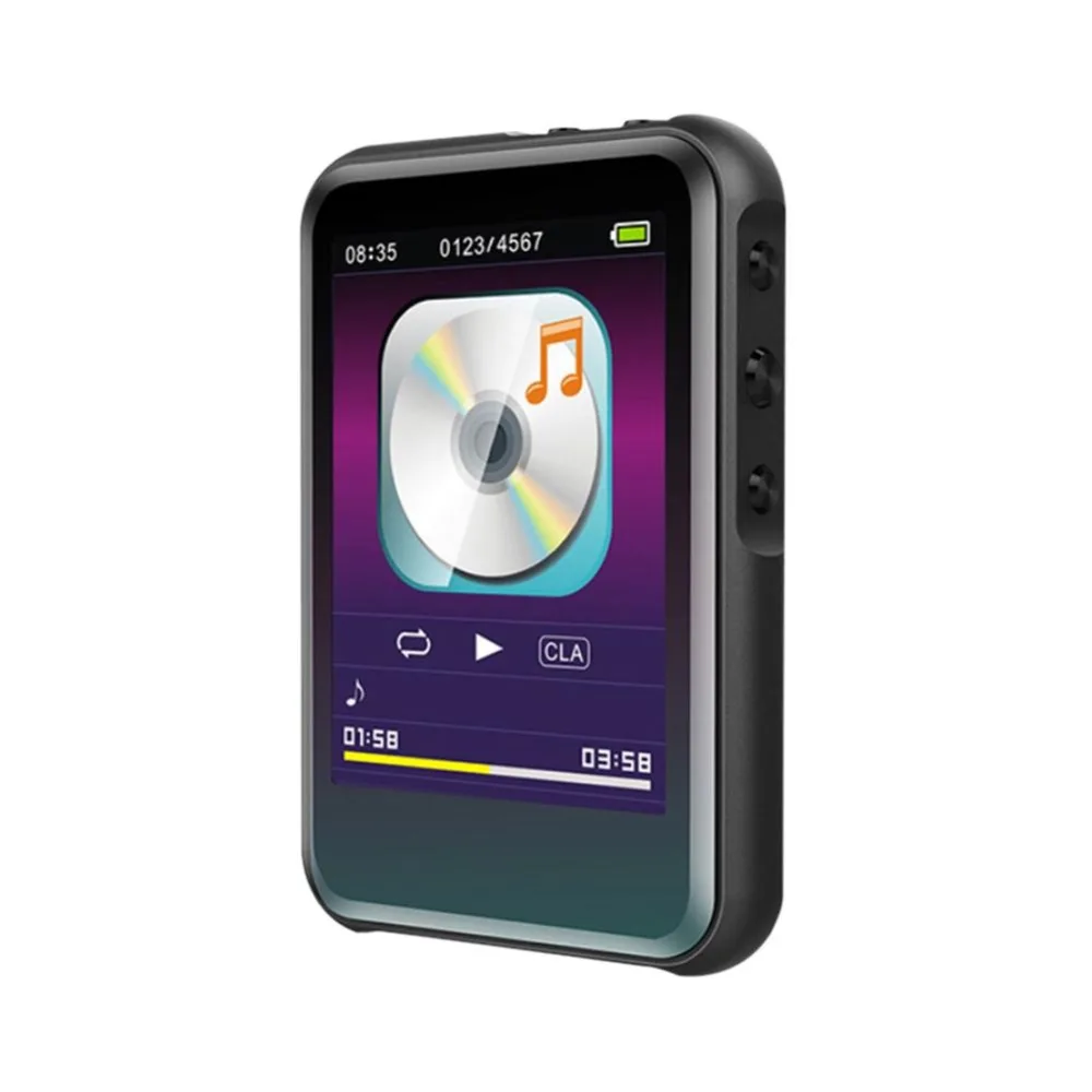 Мини диктофон MP4 плеер 2,4 дюймов lcd полный экран Bluetooth музыкальный плеер стерео портативный тонкий MP3 MP4 плеер