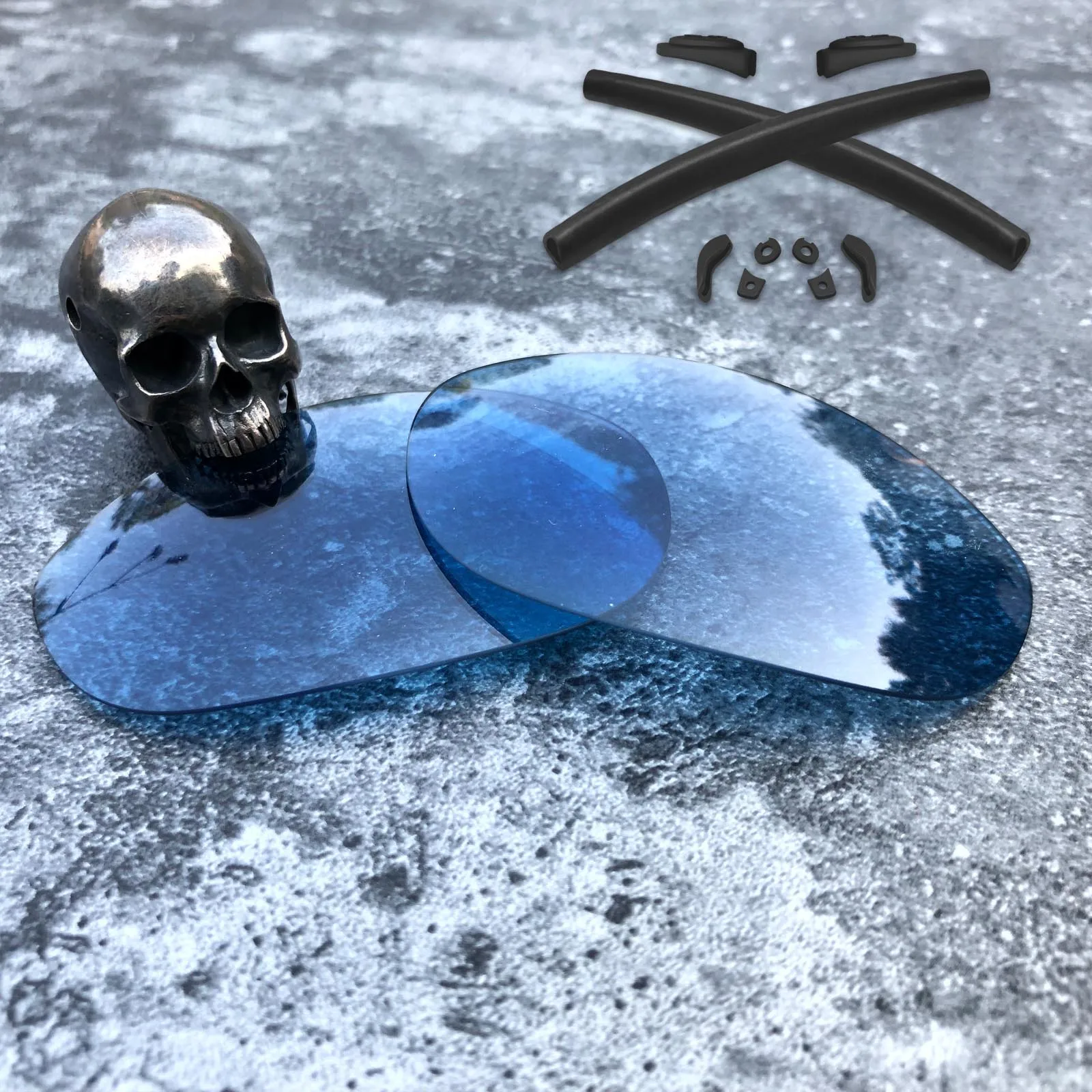 HD Blue-Kit Firtox истинные поляризованные улучшенные линзы и носки с ушками и носоупоры для солнцезащитных очков-солнцезащитных очков Окли Джульетта(только линзы)-несколько Opts - Цвет линз: HD Blue-Kit