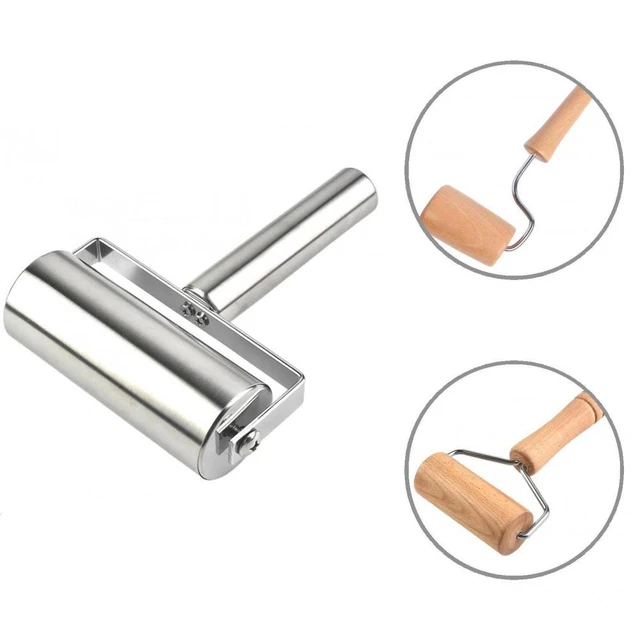 Double-headed Polymer Clay Roller Wooden Handle Rolling Pottery Ceramic  Tools for Crafting Clay Texture Press