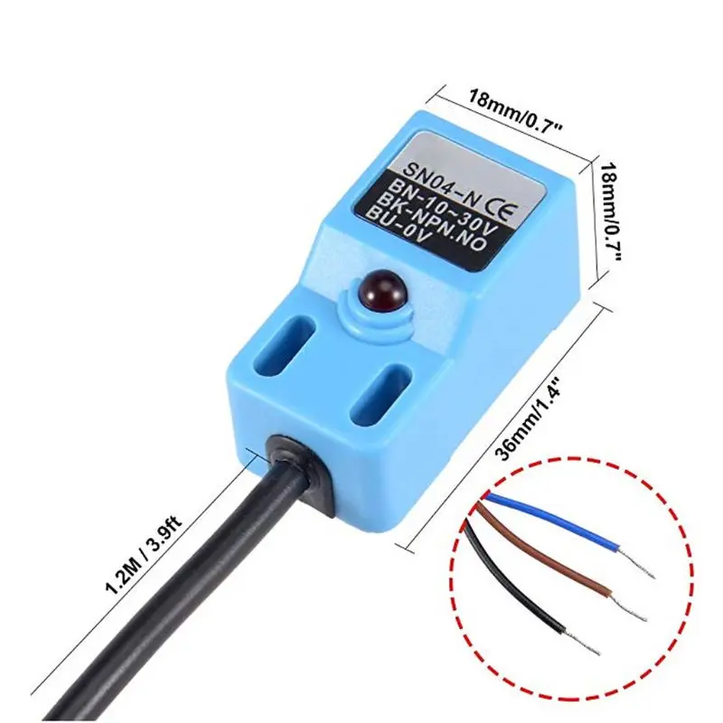 Индуктивный датчик приближения с автоматическим выравниванием 5 мм|Детекторы