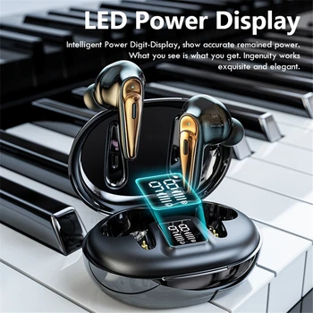 

TWS Wireless Bluetooth Earphones Touch Control Sports Waterproof Headsets 9D HiFi Stereo Earbuds Wireless Headphone For Phone