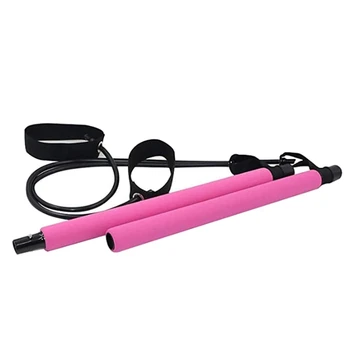 

Yoga Fitness Stretch Stick Pilates Bar Lightweight Resistance Band Yoga Pull Rod Pilates Fitness Bar Home Gym Trainer