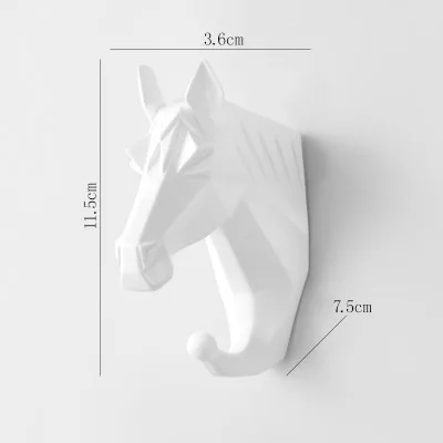 15 Многофункциональный крючок для украшения дома в виде животных, нордический крючок для головы оленя, настенный крючок для пальто, подвесной крючок для ключей - Цвет: 15
