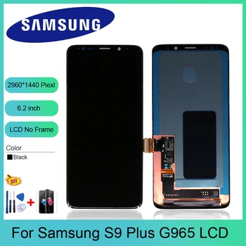 

AMOLED S9Plus LCDs for SAMSUNG Galaxy S9+ Plus G965 G965F LCD Touch Screen Digitizer S9 Plus LCD No Frame Replacement
