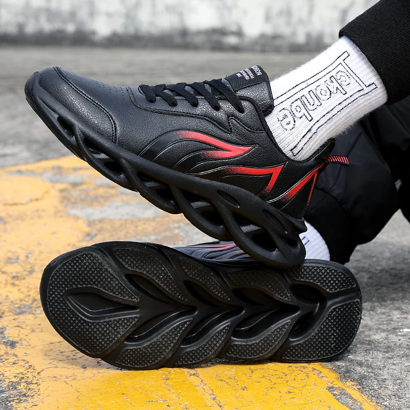 

Men's Casual Shoes Color Matching Fashion Street Shooting Sports Comfortable Men's Shoes Running Shoes Knife Mark Men's Soles