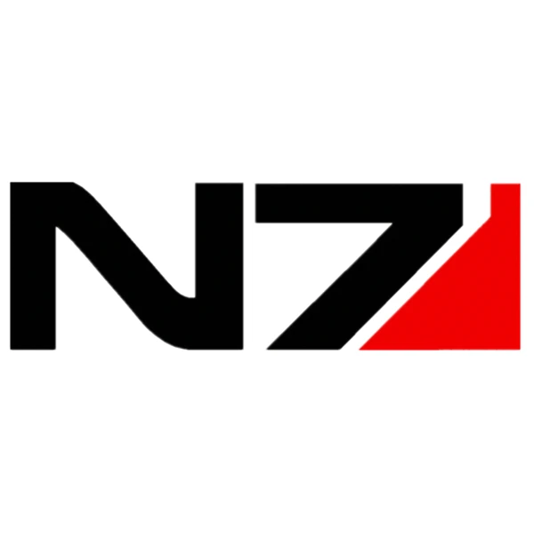 Наклейки для автомобиля MASS EFFECT N7 креативные Декоративные наклейки для багажника на лобовое стекло авто тюнинг Стайлинг винилы D40 - Название цвета: Black Red