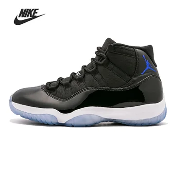 

Nike Air Jordan 11 Men Basketball Shoes Original Platinum Tint Cap and Gown UNC Gym Red Gamma Blue Mens Trainer 378037-003